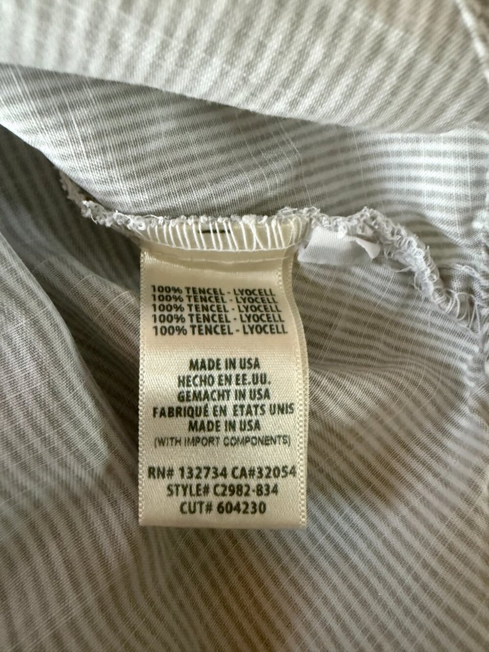 Women's S Cloth & Stone Striped Racerback Tank Top - Picture 6 of 7